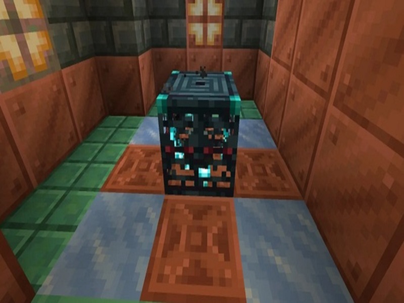 Sự có mặt của khối Ominous tại Trial Chambers trong Minecraft 1.21.0 Apk