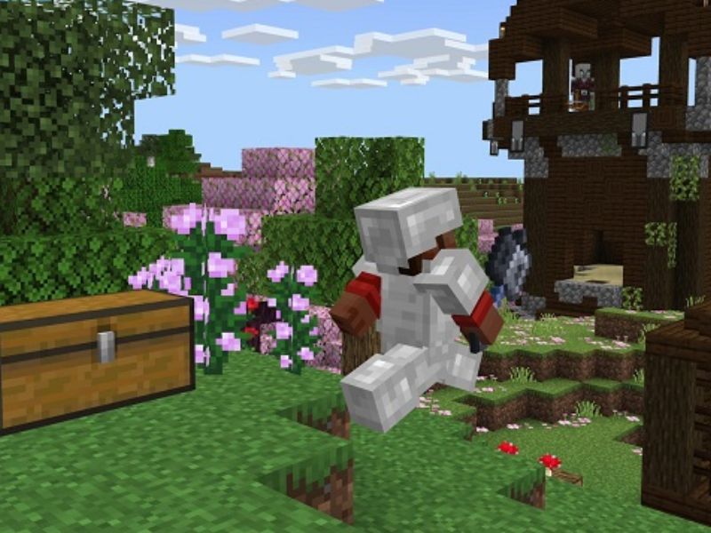 Vũ khí cận chiến siêu mạnh Mace trong Minecraft 1.20.72 APK