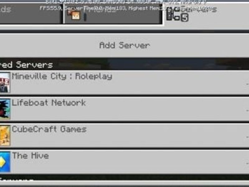Bấm vào Server, sau đó chọn Add Server để thực hiện thêm máy chủ