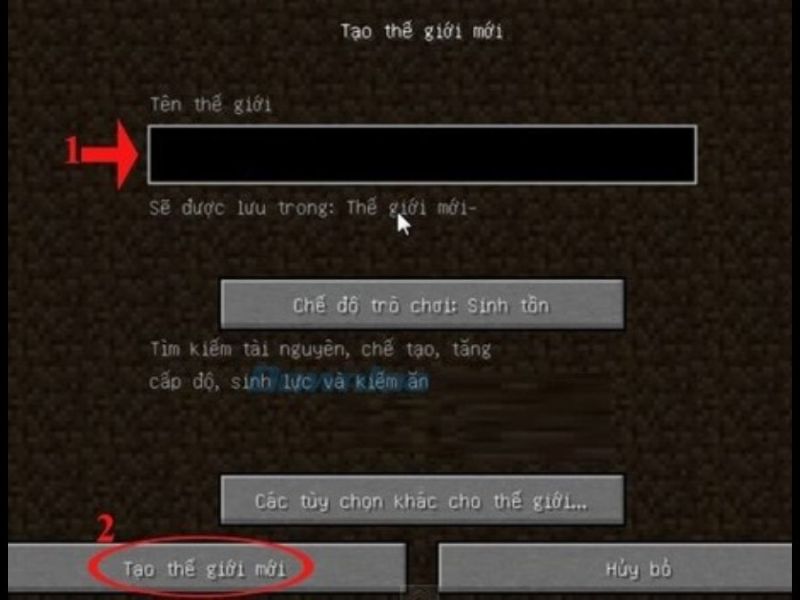 Cách Chơi Minecraft Trong Chế Độ Sinh Tồn