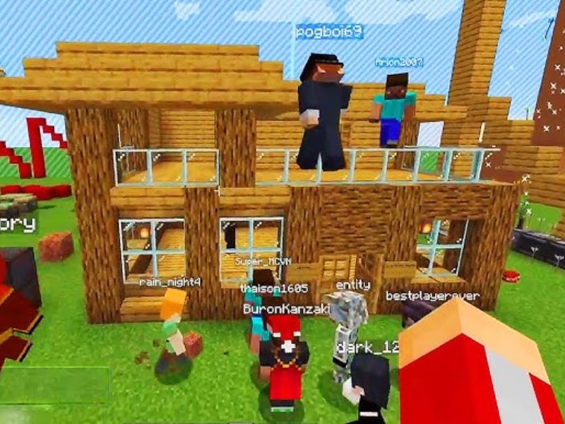 Chế Độ Chơi Đa Người Trong Minecraft