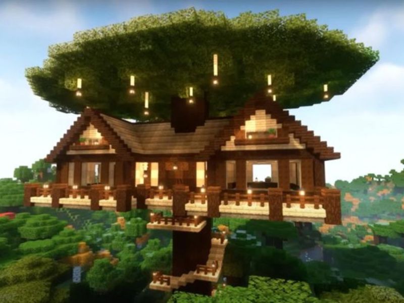 Chọn lựa vị trí xây nhà Minecraft phù hợp