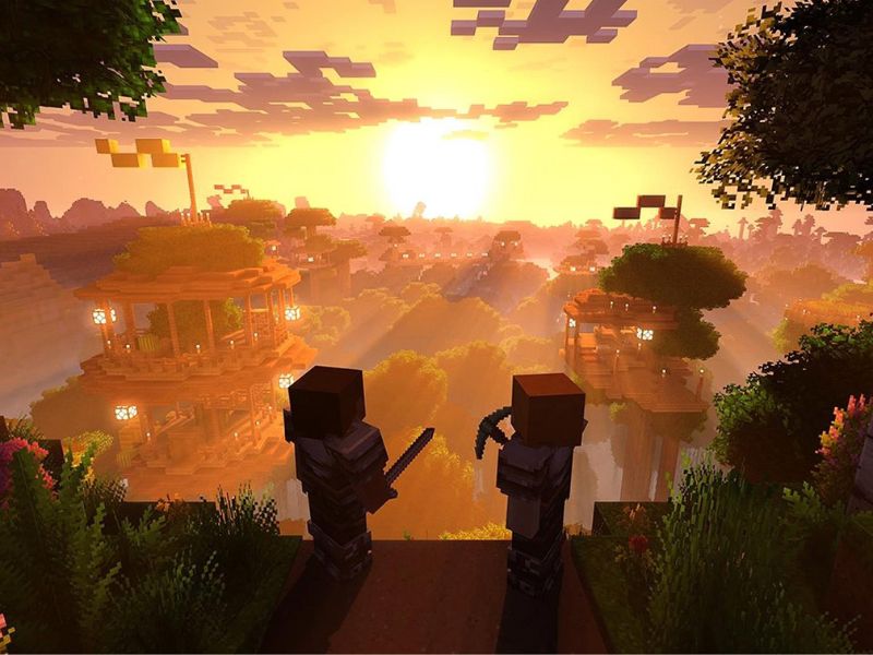 Đồ Họa Tuyệt Đẹp Trong Minecraft Modpure
