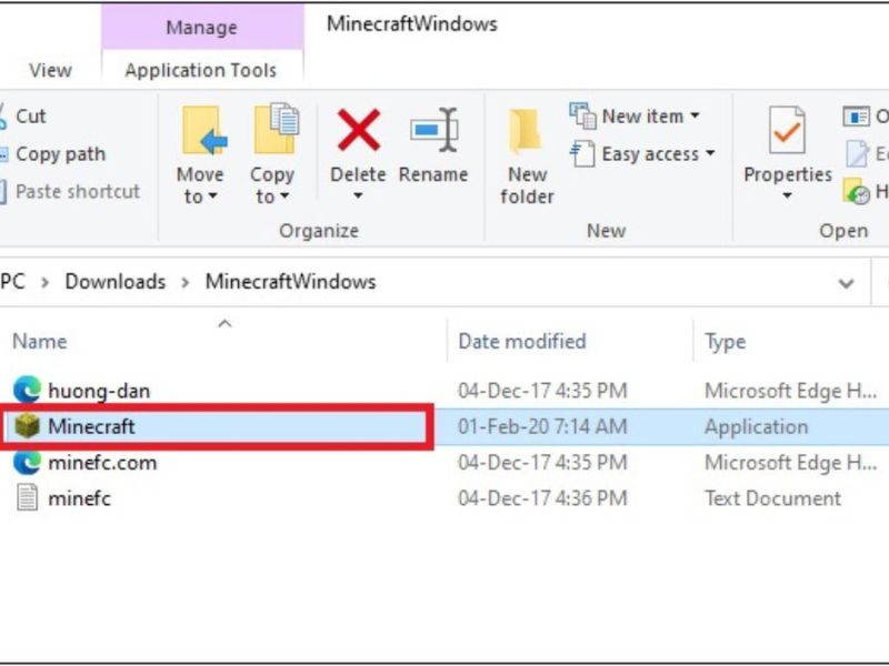 Mở file cài đặt và làm theo hướng dẫn để cài đặt Minecraft Launcher
