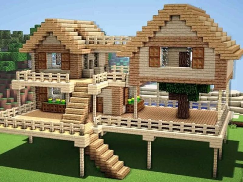 Nhà Gỗ Trong Minecraft