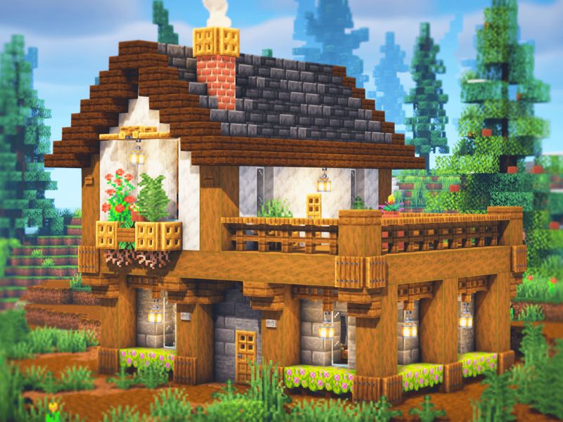 Nhà Sinh Tồn Trong Minecraft