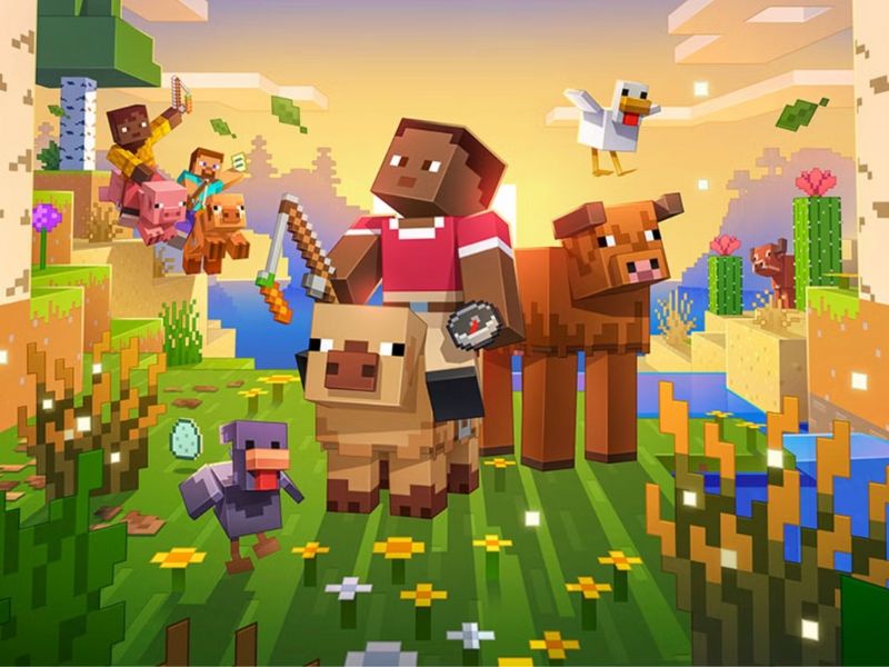 Nhân vật Minecraft đa dạng, sắc nét