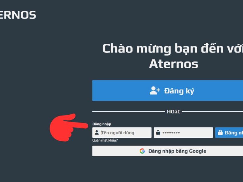 Truy cập vào trang web Aternos để tạo server Minecraft