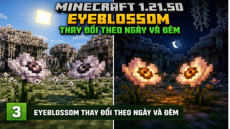 Eyeblossom thay đổi theo ngày và đêm