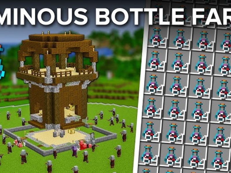 Sự có mặt của khối Ominous trong Minecraft Bandishare 1.21