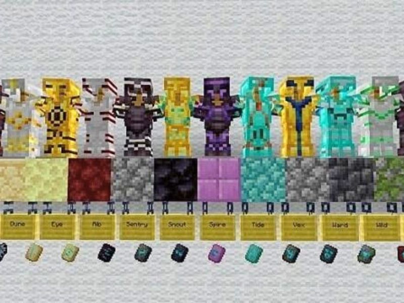Tùy Chỉnh Áo Giáp Và Khiên Trong Minecraft 1.19.83 APK