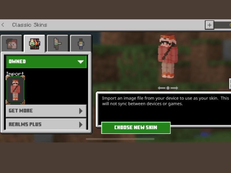 Cách Mod Skin Minecraft Trên Mobile 