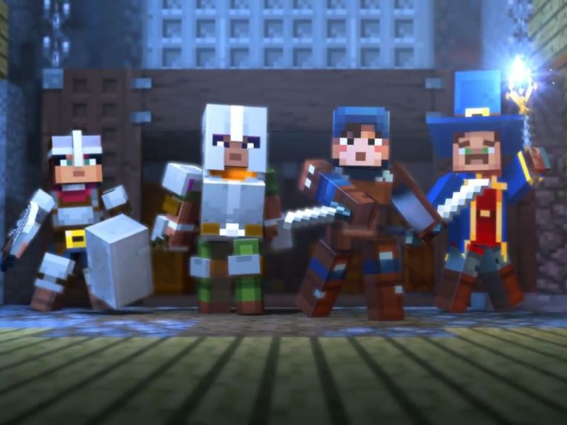 Chơi Co-op Với Bạn Bè Trong Minecraft Dungeons APK