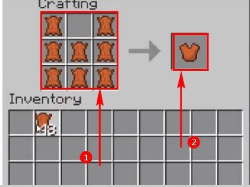 Công Thức Chế Tạo Áo Giáp Trong Minecraft