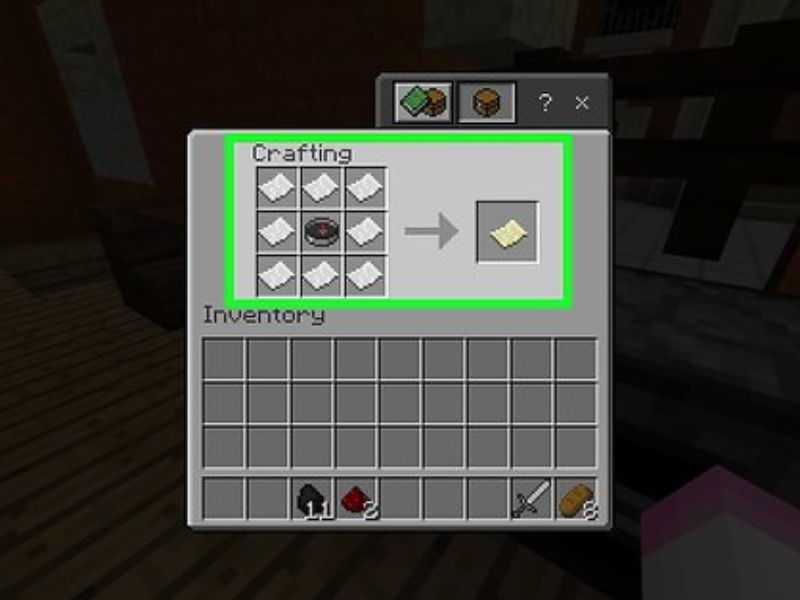 Công Thức Chế Tạo Bản Đồ Trong Minecraft