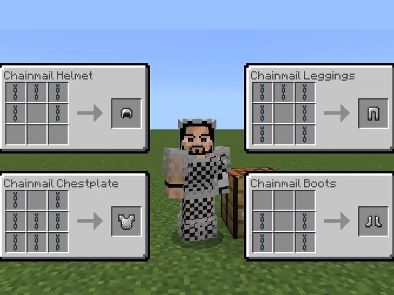 Công Thức Chế Tạo Quần Giáp Trong Minecraft