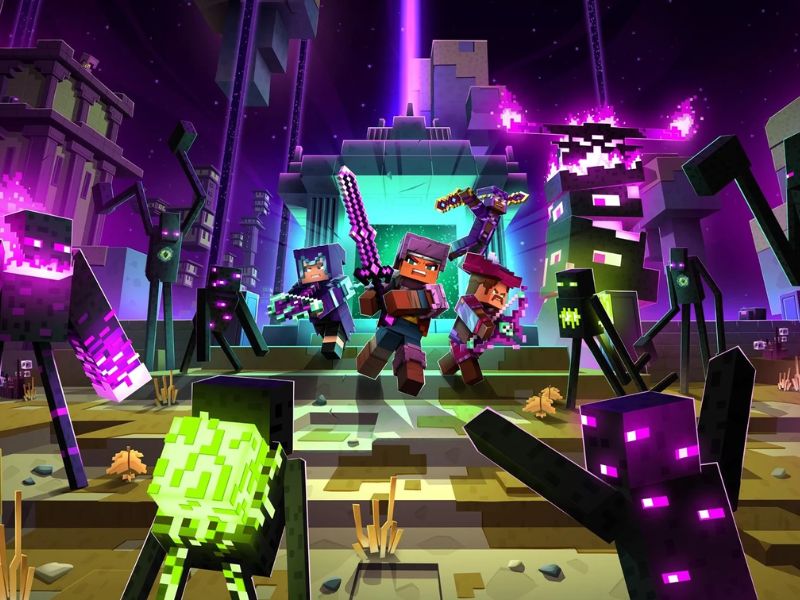 Đồ Họa Tuyệt Đẹp Của Minecraft Dungeons APK