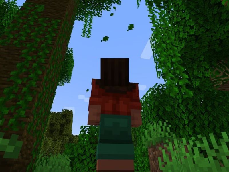 Hiệu Ứng Lá Cây Rơi Sống Động Trong Minecraft 1.21.62 APK
