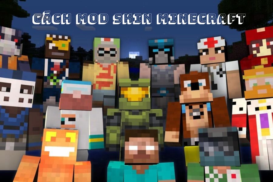 Logo Cách Mod Skin Minecraft