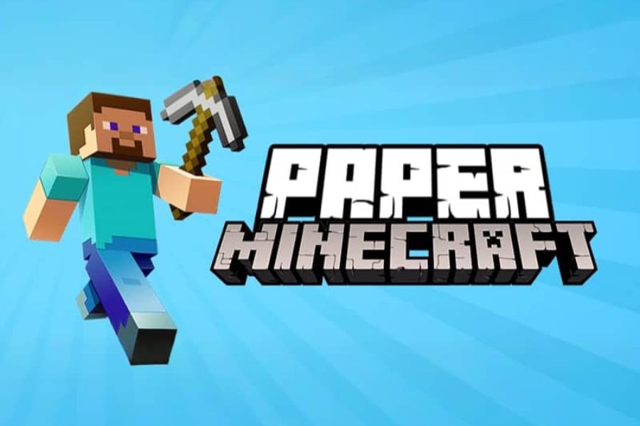 logo Paper Minecraft 1.21