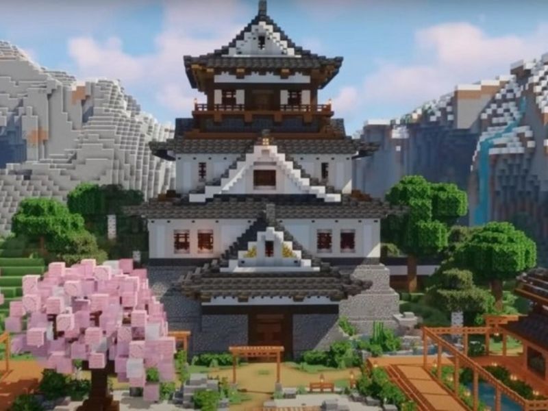 Mẫu Nhà Trong Minecraft Phong Cách Nhật Bản
