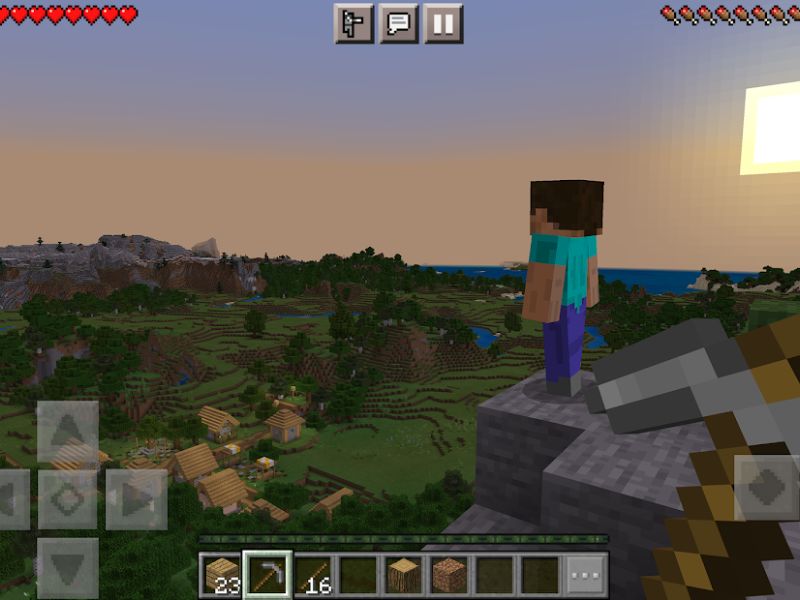 Minecraft Trial APK có chế độ chơi không giới hạn thời gian