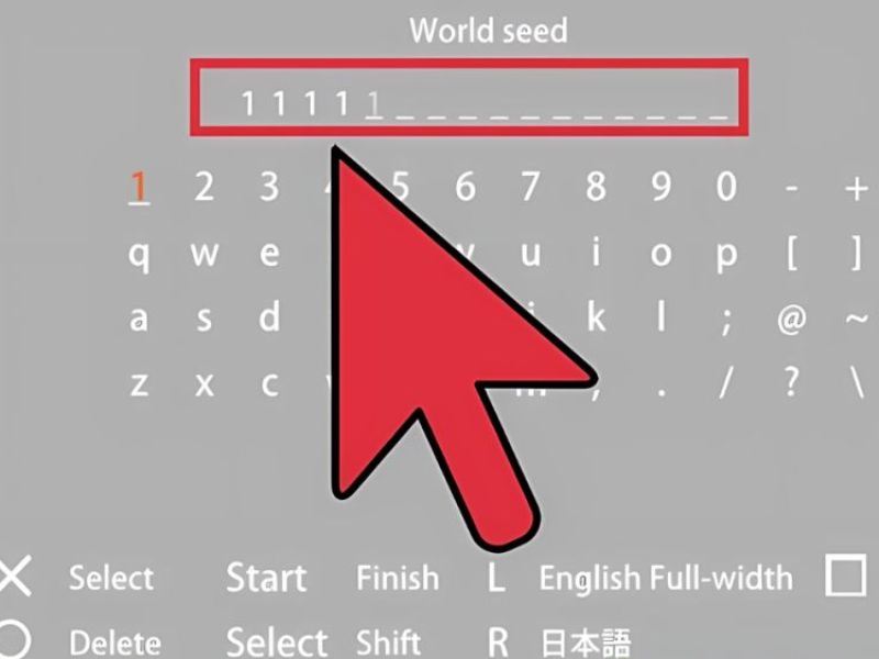 Nhập Seed Map Minecraft