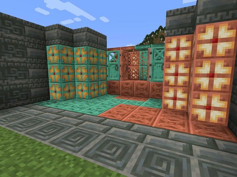 Phát Triển Vật Liệu Copper Trong Minecraft 1.20.50 APK