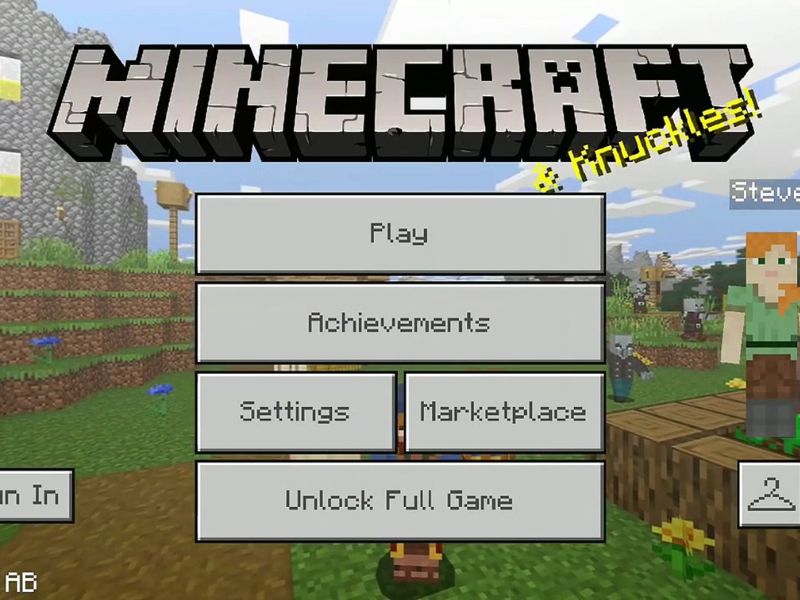 Sử Dụng Minecraft Trial Trên Mobile