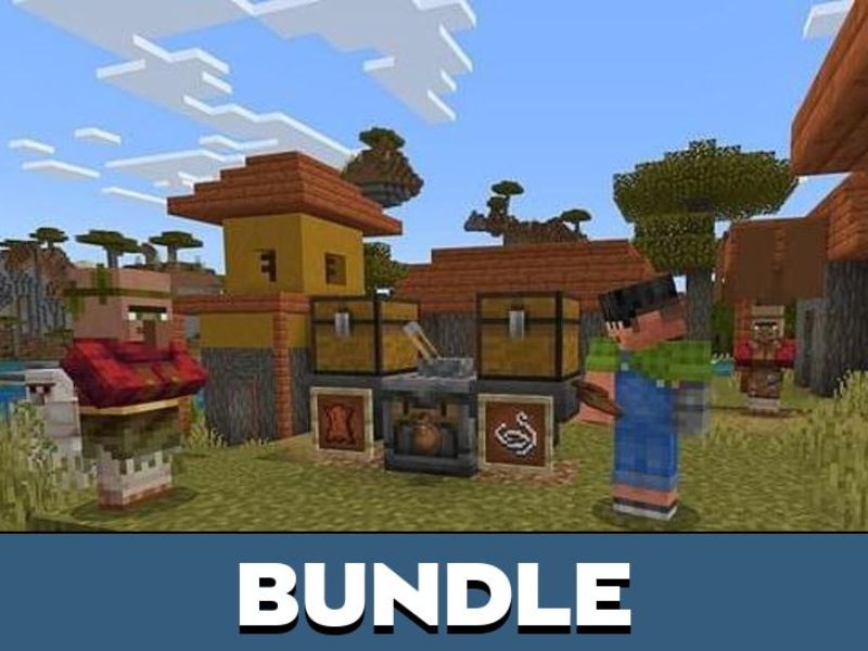 Tính năng Bundles trong Minecraft Patch APK 1.21.44