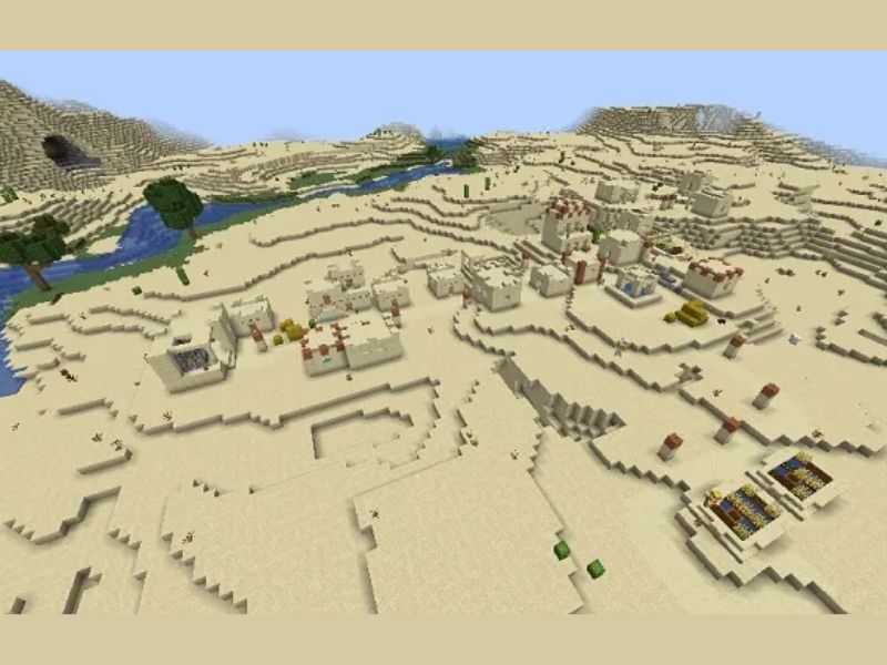 Ultimate Desert Seed nằm trong top Seed Minecraft đẹp nhất