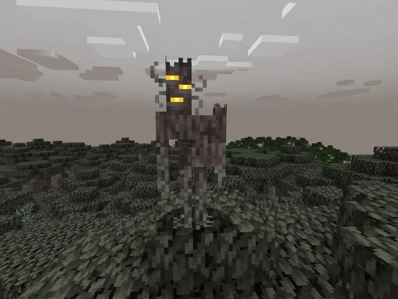 Quái vật Creaking trong Minecraft 1.21.51 Tiếng Việt