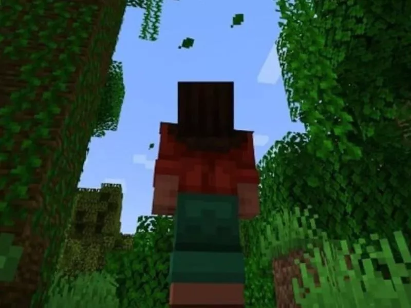 Khối lá phát tán hạt trong Minecraft 1.21.60 APK