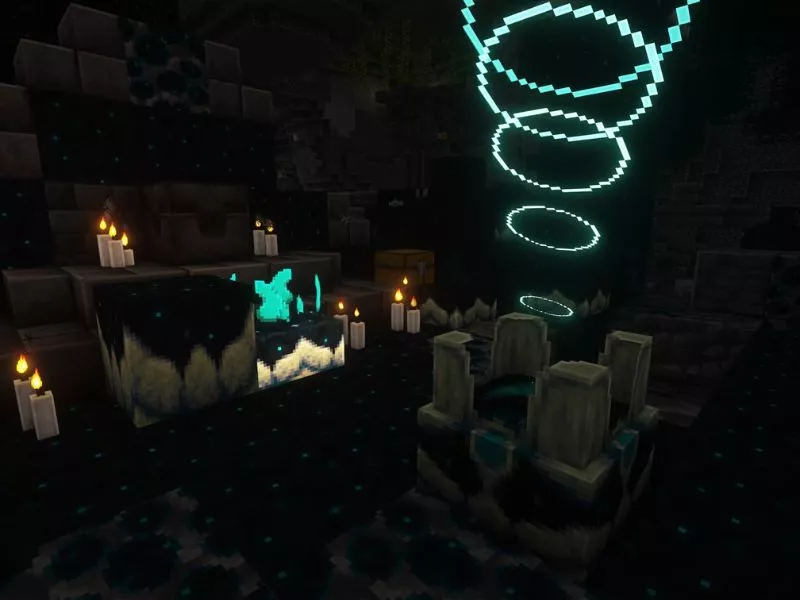 Phát hiện rung động của Sculk trong Minecraft PE 1.20.10 Tiếng Việt