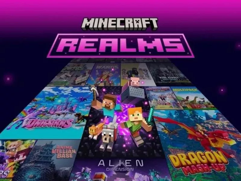 Minecraft 1.21.114 APK đã cải tiến hệ thống Realms Saves