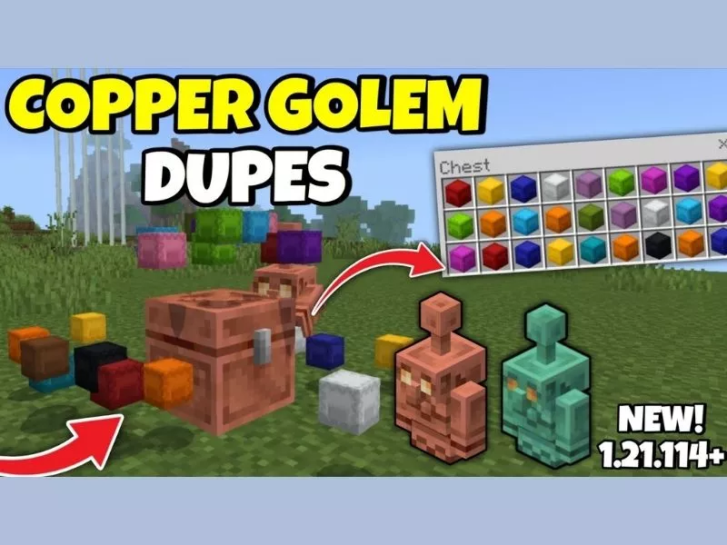 Minecraft 1.21.114 Tiếng Việt đã thêm Copper Golems