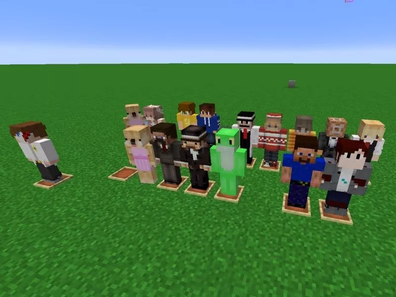 Skin Pack Minecraft Đa dạng nhân vật