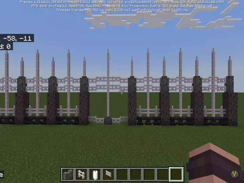 Tường rào trong Trang Trại EXP