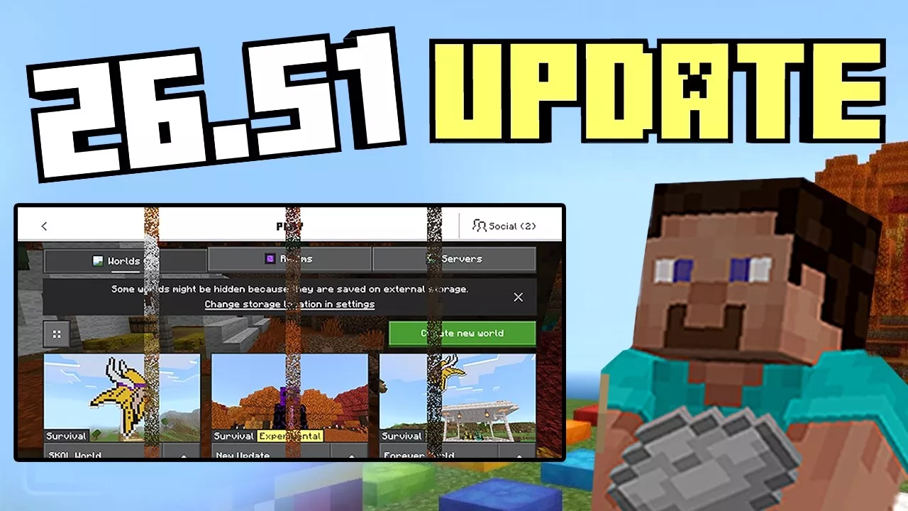Minecraft 26.51 có gì khác Minecraft 26.50?